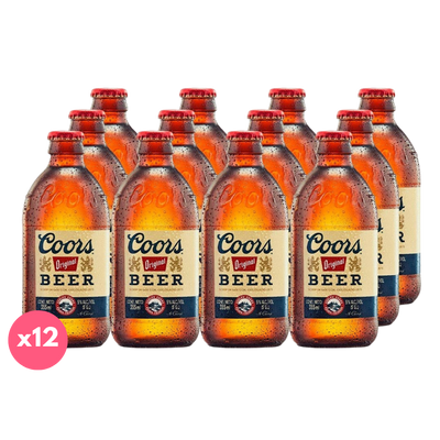 Pack 12x Cervezas Coors Original Botellín 355 ml