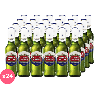 Pack 24x Cerveza Stella Artois Botellín 330 ml