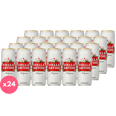 Pack 24x Cerveza Stella Artois Lata 473 ml
