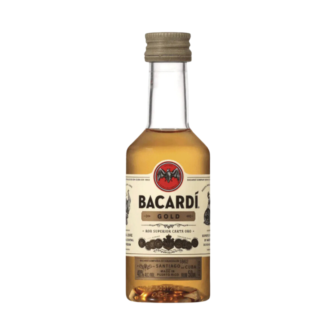 Ron Bacardi dorado 50 ml