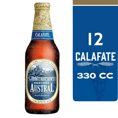 Pack 12x Cerveza Austral Calafate Botellín 330 ml